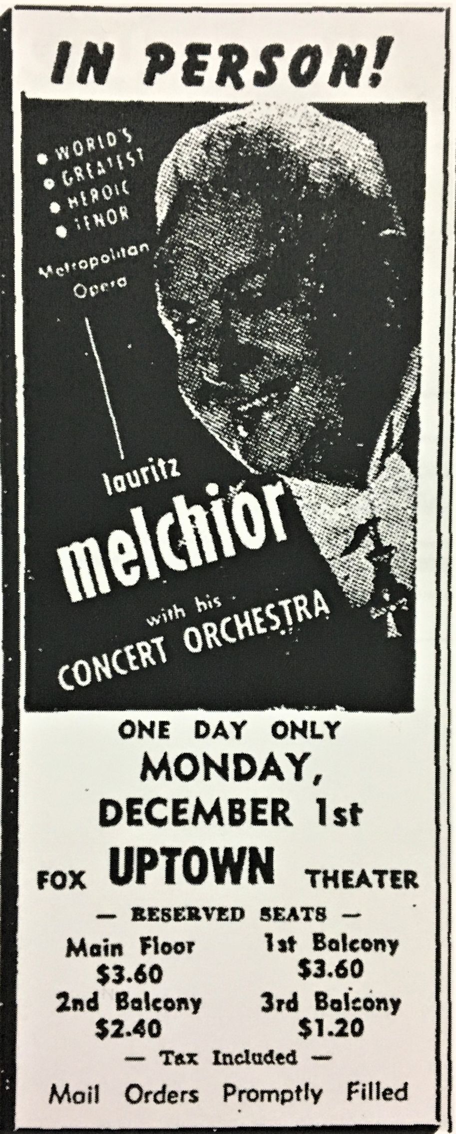 Majestic Theater - 1947 Special Engagement Performance